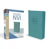 Santa Biblia/ Holy Bible: Nueva version internacional, aqua leathersoft, premio y regalo