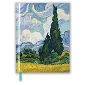 Vincent Van Gogh: Wheat Field with Cypresses (Blank Sketch Book)