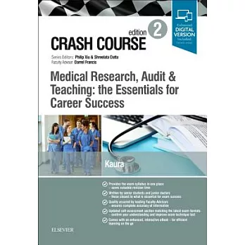 Crash Course Medical Research, Audit and Teaching: The Essentials for Career Success