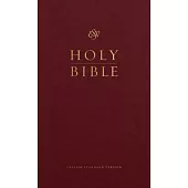 The Holy Bible: English Standard Version, Burgundy, Pew Edition
