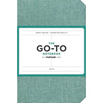 Go-to Notebook With Mohawk Paper: Sage Blue Blank