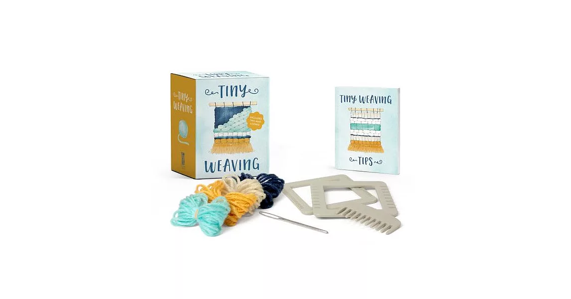 Tiny Weaving: Includes Two Mini Looms! | 拾書所