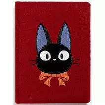  魔女宅急便：黑貓吉吉毛茸茸刺繡筆記本