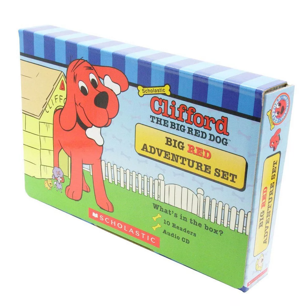 Clifford Big Red Adventures boxed set  (10 book & CD)