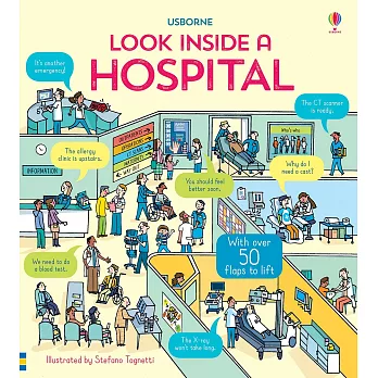 互動機關遊戲書：醫院（5歲以上）Look Inside: A Hospital