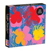 Andy Warhol Flowers Puzzle: 500 Piece
