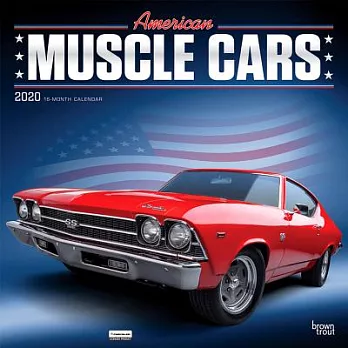 American Muscle Cars 2020 Calendar: Foil Stamped Cover