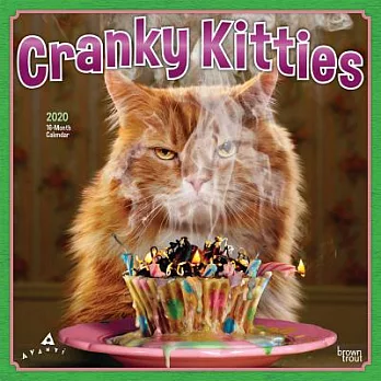 Avanti Cranky Kitties 2020 Calendar: Foil Stamped Cover