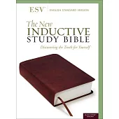 The New Inductive Study Bible (Esv, Burgundy)