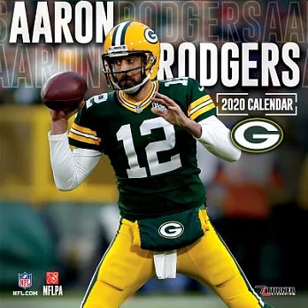 Green Bay Packers Aaron Rodgers: 2020 12x12 Player Wall Calendar