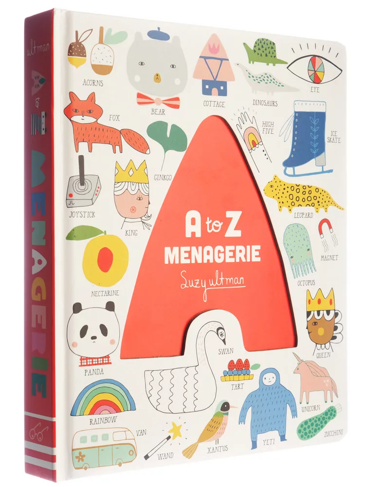 A to Z Menagerie: (abc Baby Book, Sensory Alphabet Board Book for Babies and Toddlers, Interactive Book for Babies)