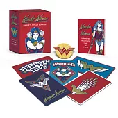 Wonder Woman: Magnets, Pin, and Book Set: Light-up Lasso of Truth