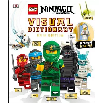 LEGO NINJAGO Visual Dictionary, New Edition: With Exclusive Teen Wu Minifigure（附偶）