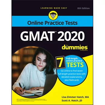 Gmat for Dummies 2020 + 7 Practice Tests Online + Flashcards