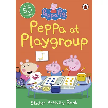貼紙活動本Peppa at Playgroup