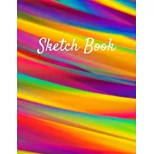 Sketch Book: Colorful Theme Notebook for Drawing, Writing, Painting, Sketching or Doodling