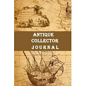 Antique Collector Journal: Vintage antique line journal
