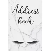 Address Book: Alphabetical Organizer With Birthday, Address, Work/Mobile Numbers, Social media And Email
