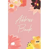 Address Book: Alphabetical Organizer With Birthday, Address, Work/Mobile Numbers, Social media And Email