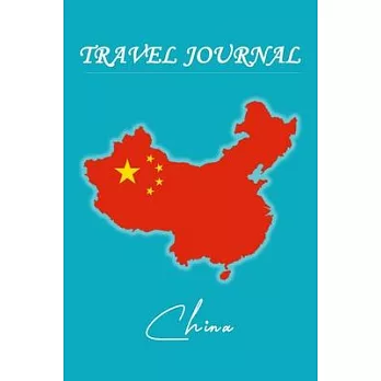 Travel Journal - China - 50 Half Blank Pages -