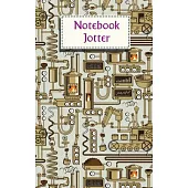 Notebook Jotter: Small Note Book - Steampunk Coffee