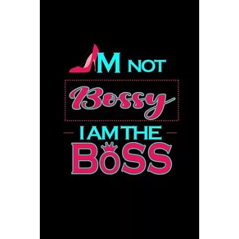 I’’m not bossy. I am the boss: Hangman Puzzles - Mini Game - Clever Kids - 110 Lined pages - 6 x 9 in - 15.24 x 22.86 cm - Single Player - Funny Grea