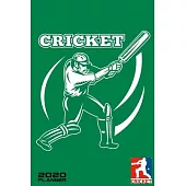 Cricket 2020 Planner Monthly & Weekly Notebook Organizer: 6x9 inch (similar A5) calendar from DEC 2019 to JAN 2021 with monthly overview and weekly pa