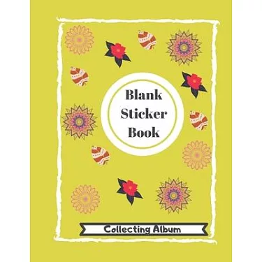 博客來-Blank Sticker Book Collecting Album: Stickers Album for