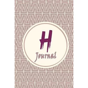 博客來-Initials Letter "H" journal: Journal & personal diary for women and ...