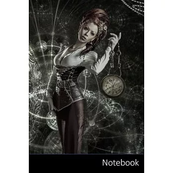 Notebook: Fantasia, Steampunk, Orologi, Mondo taccuino / agenda / quaderno delle annotazioni / diario / libro di scrittura / car