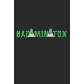 Badminton: Notebook A5 Size, 6x9 inches, 120 dotted dot grid Pages, Badminton Sports Shuttlecock Sportsman
