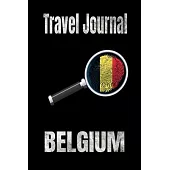 Travel Journal Belgium: Blank Lined Travel Journal. Pretty Lined Notebook & Diary For Writing And Note Taking For Travelers.(120 Blank Lined P