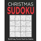 16X16 Christmas Sudoku: Stocking Stuffers For Men, Kids And Women: Christmas Sudoku Puzzles For Family: Easy Sudoku Puzzles Holiday Gifts And