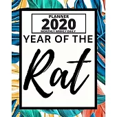 Year Of The Rat: 2020 Planner, 1-Year Daily, Weekly And Monthly Organizer With Calendar, Great Gift Idea For Christmas Or Birthday (8