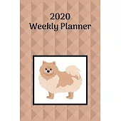 2020 Weekly Planner: Pomeranian; January 1, 2020 - December 31, 2020; 6 x 9