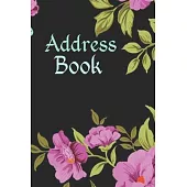 Address Book: Personalized Pretty Floral Design, Tabbed in Alphabetical Order, Perfect for Keeping Track of Addresses, Email, Mobile