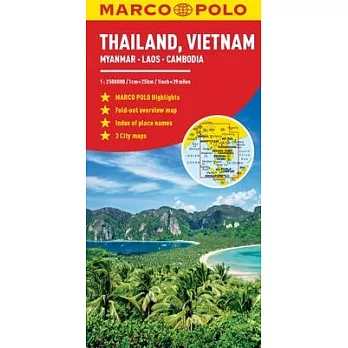 Thailand & Vietnam Marco Polo Map