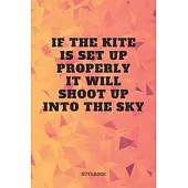 Notebook: I Love Kite Surfing Quote / Kitesurfing Saying Kite Sport Planner / Organizer / Lined Notebook (6