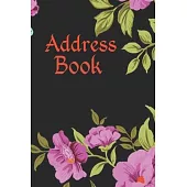 Address Book: Classic Pretty Floral Design, Tabbed in Alphabetical Order, Perfect for Keeping Track of Addresses, Email, Mobile, Wor