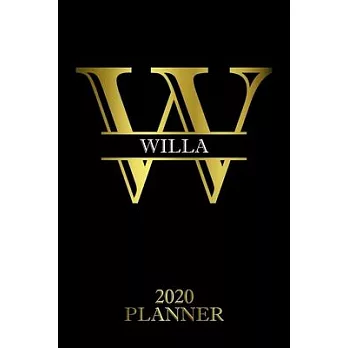 Willa: 2020 Planner - Personalised Name Organizer - Plan Days, Set Goals & Get Stuff Done (6x9, 175 Pages)