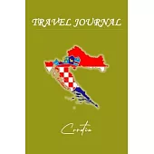 Travel Journal - Croatia - 50 Half Blank Pages -