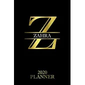 Zahra: 2020 Planner - Personalised Name Organizer - Plan Days, Set Goals & Get Stuff Done (6x9, 175 Pages)