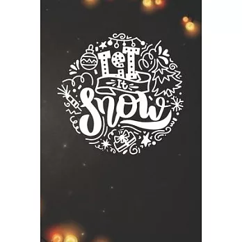 博客來-Let it Snow Notebook: Christmas Gifts - Blank Let it Snow Notebook ...