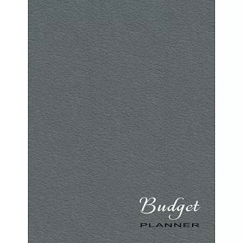 Budget Planner: Expense Tracker - Undated Budgeting Organizer Book for Home Use - Simple & Flexible Design - Minimalist Textured Gray