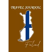 Travel Journal - Finland - 50 Half Blank Pages -