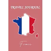 Travel Journal - France - 50 Half Blank Pages -