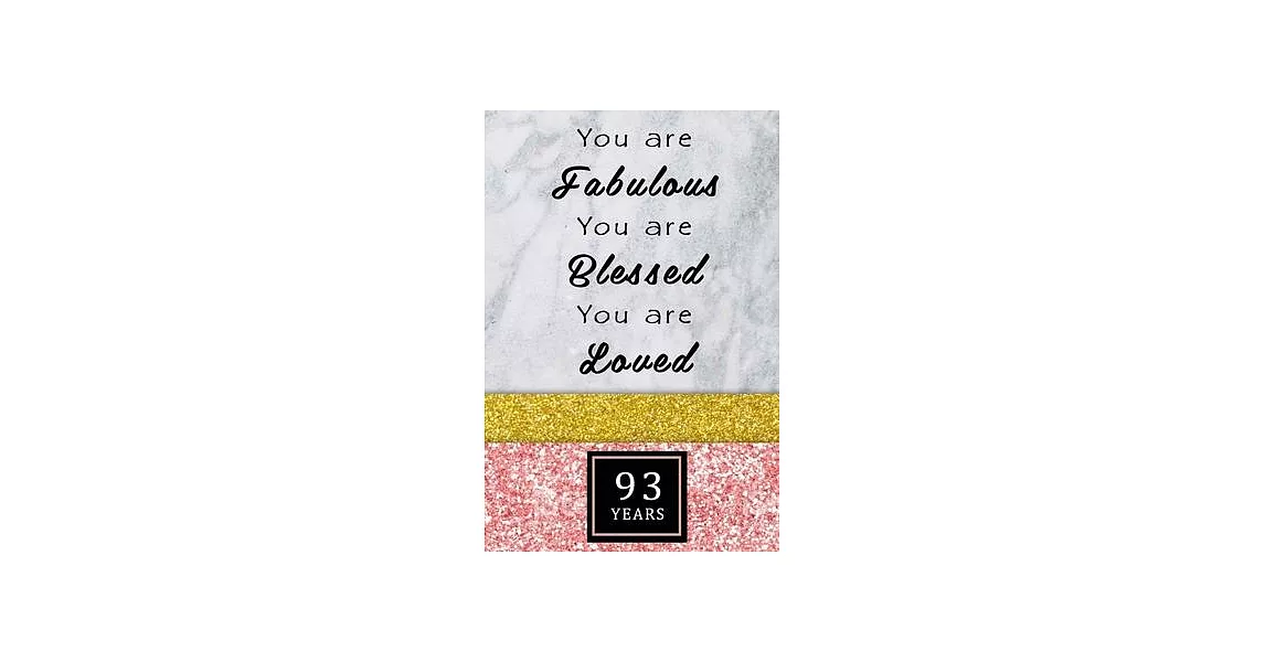 博客來-You Are Fabulous Blessed And Loved: Lined Journal / Notebook - Rose ...