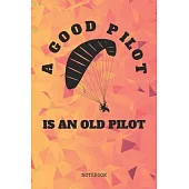 Notebook: Paragliding Sport Quote / Saying Art Design Paragliding Flight Planner / Organizer / Lined Notebook (6
