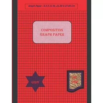 博客來-Graph Paper Notebook 8.5 x 11 IN, 150 sheets: Composition Graph ...