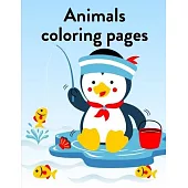 Animals Coloring Pages: Coloring Pages, Relax Design from Artists for Children and Adults